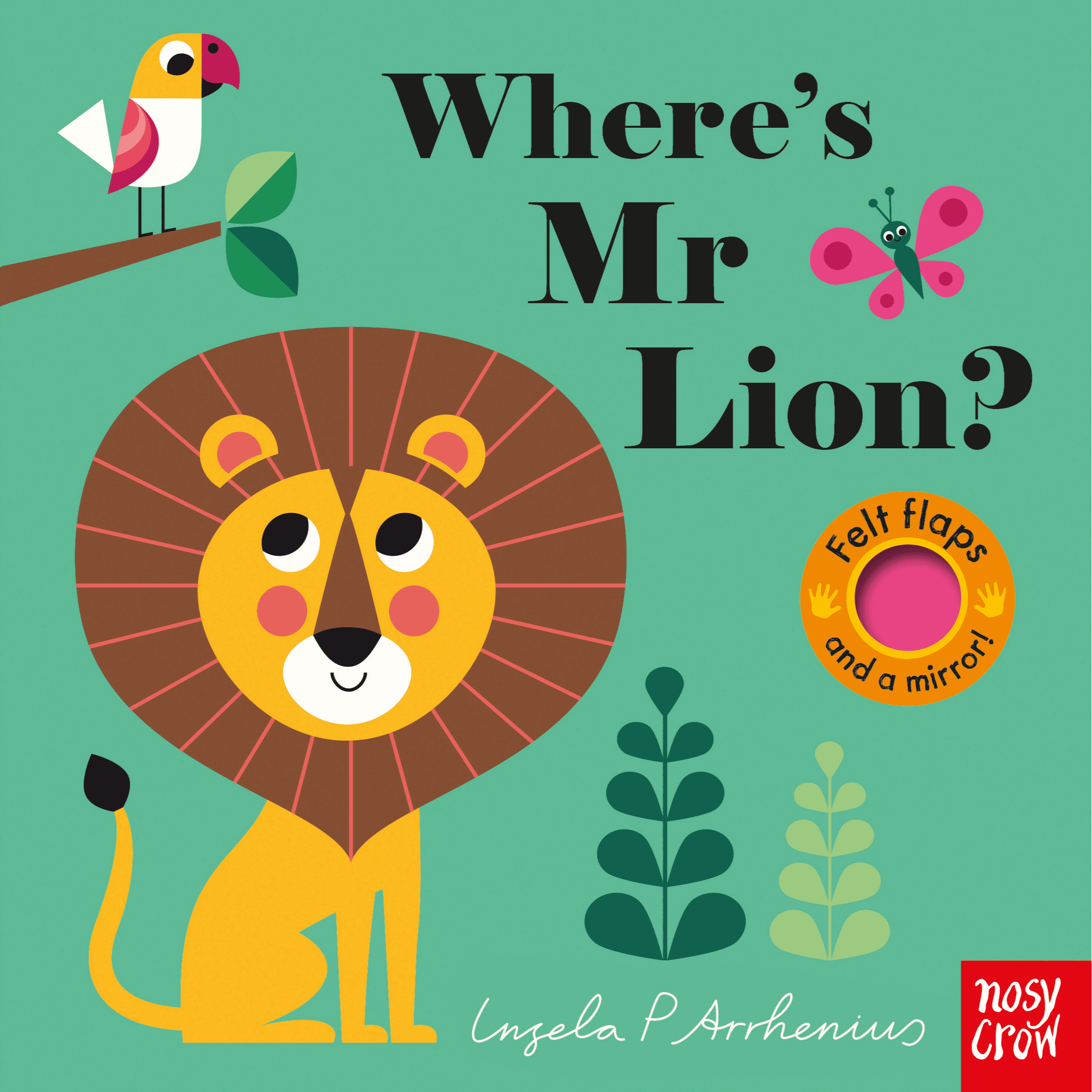 637611 Where's Mr Lion? (Board Book) Illustrated by Arrhenius, Ingela