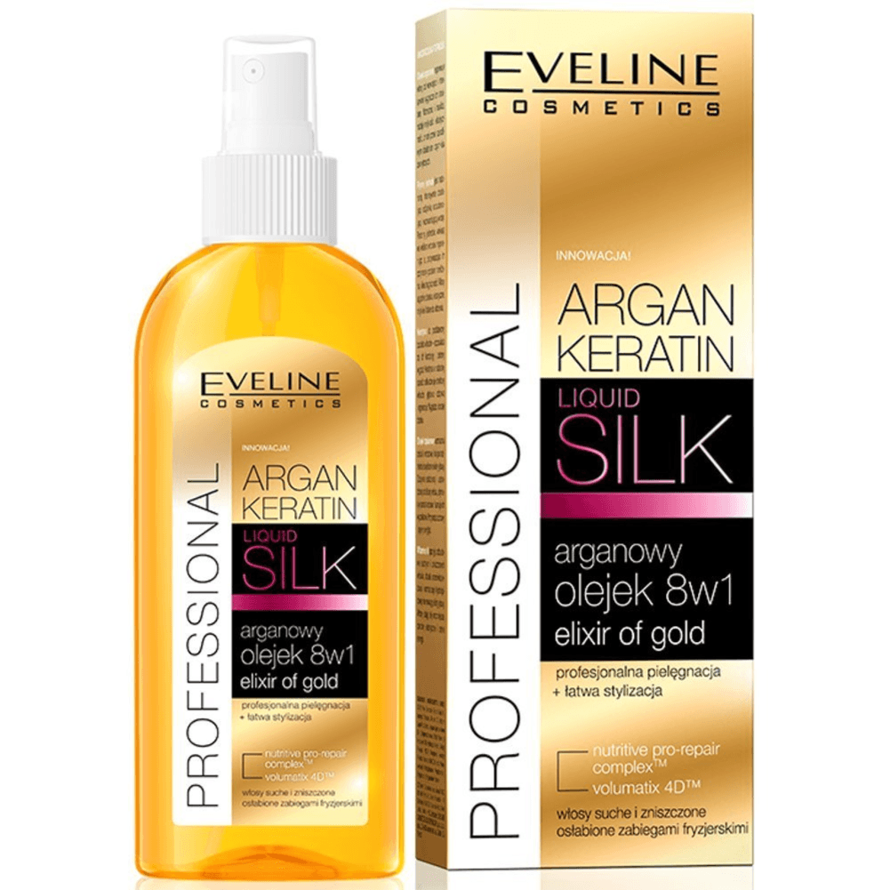 Eveline Argan+keratin Hair Oil 8 In 1 150 Ml