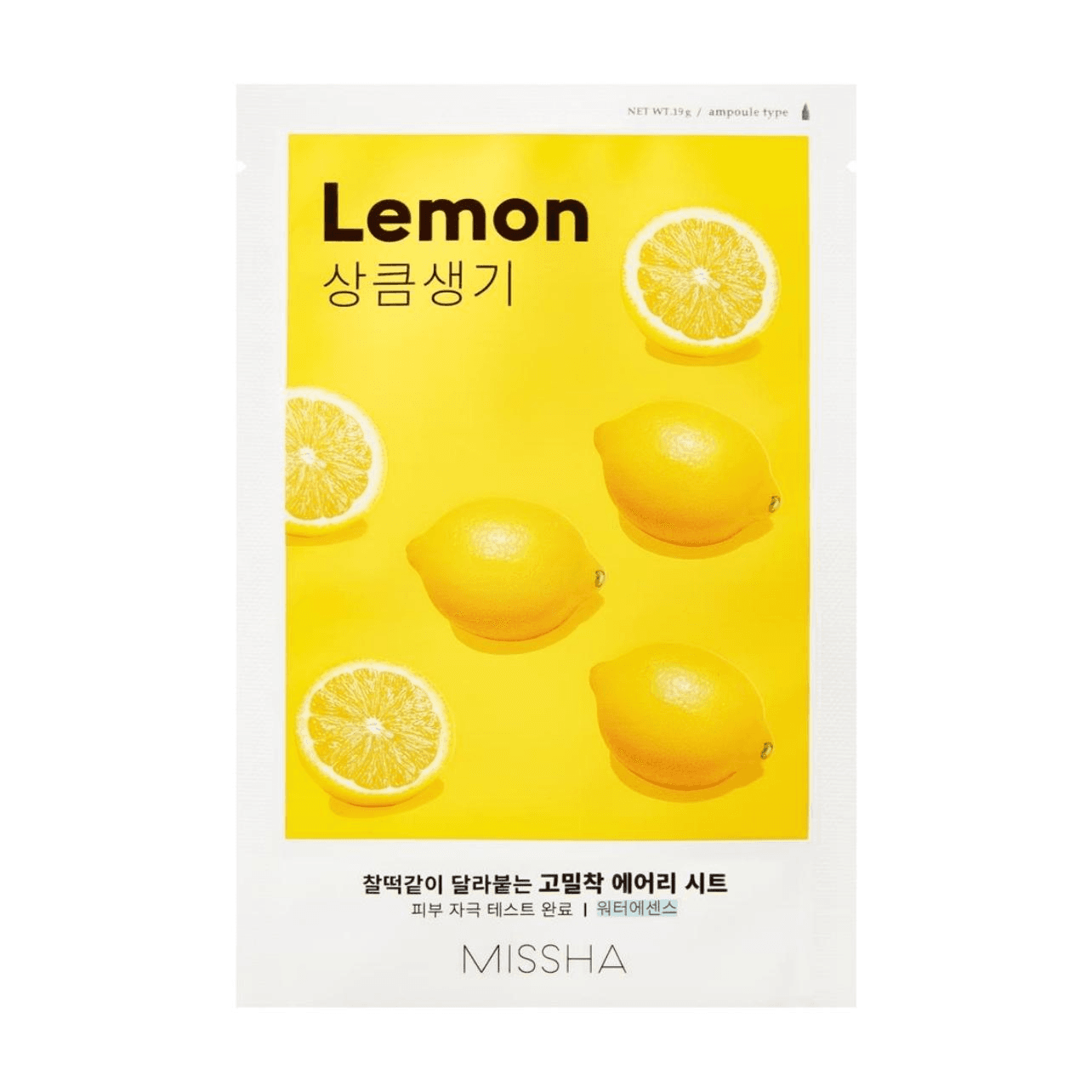 Missha Airy Fit Sheet Mask (Lemon)