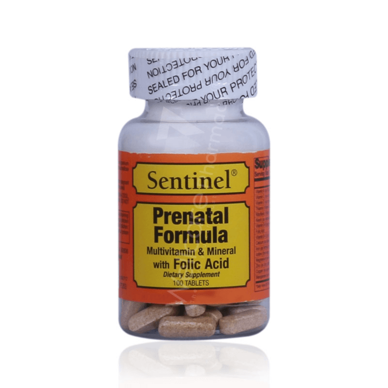 Sentinel Prenatal Formula 100 Tablets