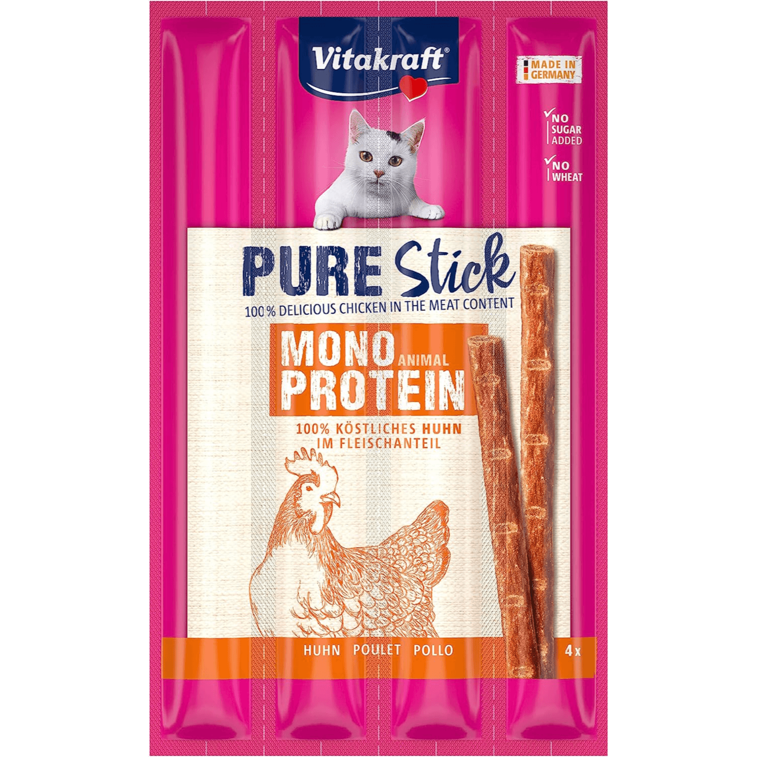 Vitakraft Pure Stick Chicken 4 X 5G