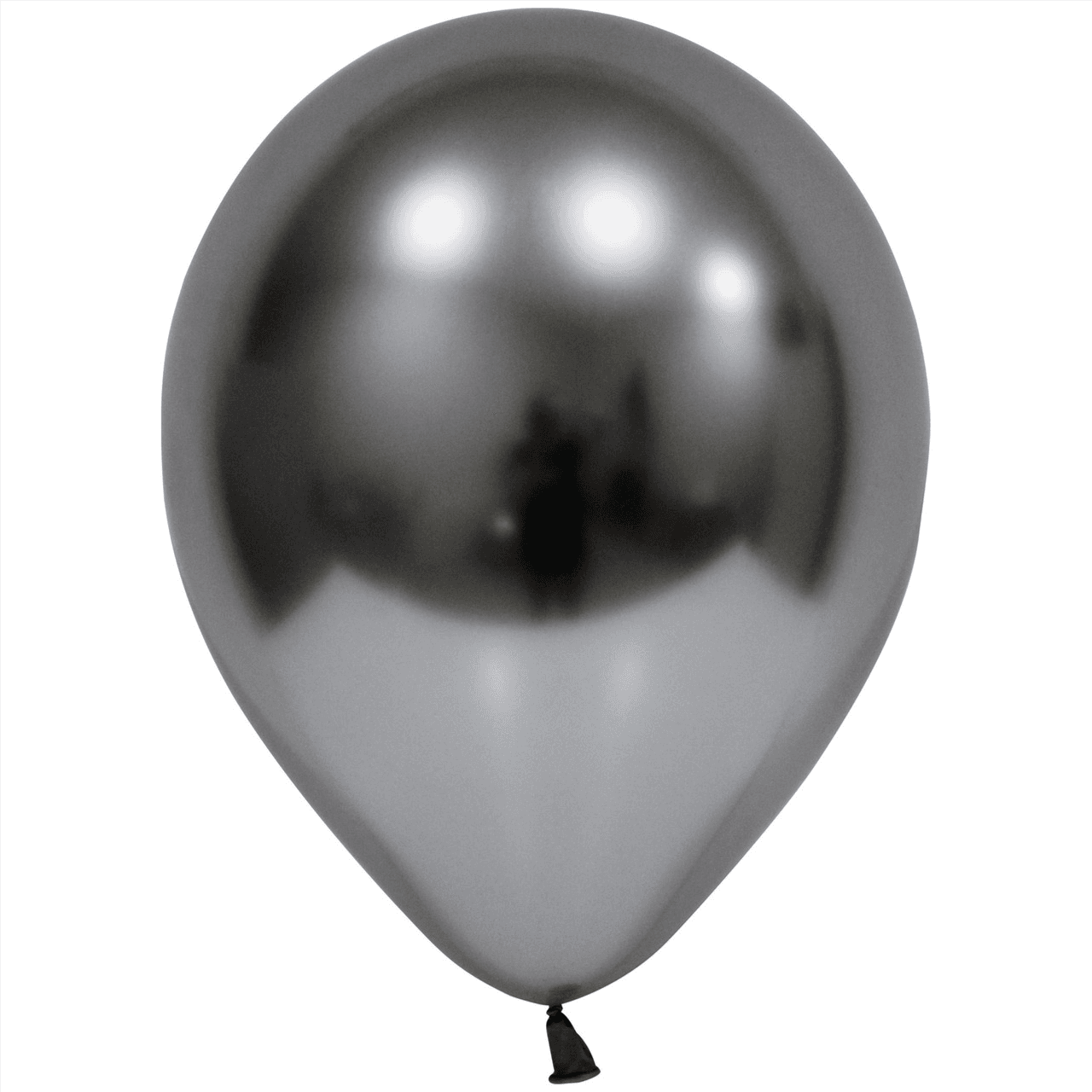 Dark Silver Chrome Balloon
