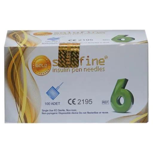 SoloFine Insulin Pen Needle 6mm 100pcs