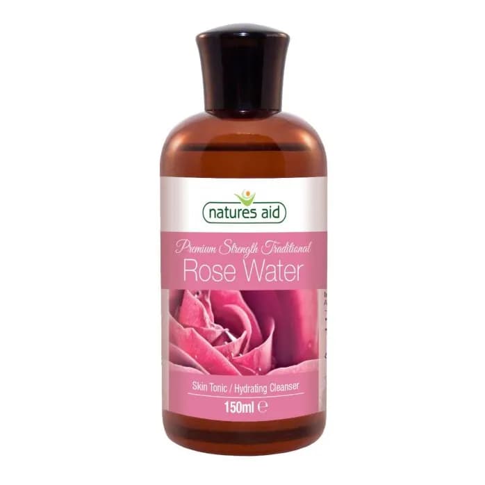 Natures aid premium strength traditional rose water 150ml