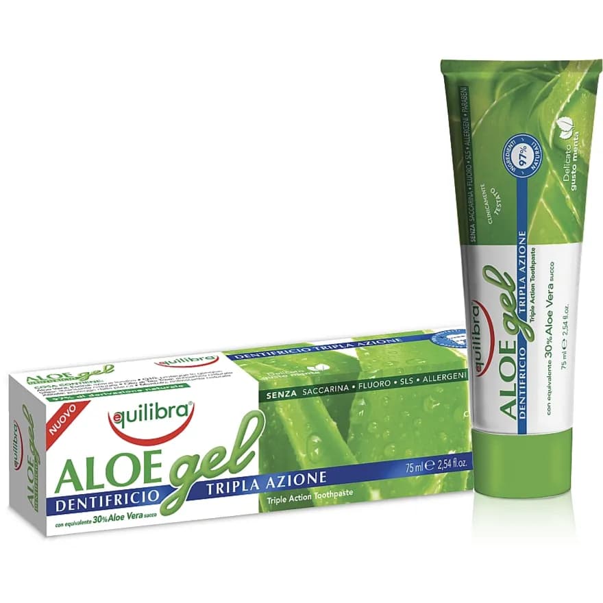 Equilibra Aloe Toothpaste triple action Gel 75ml