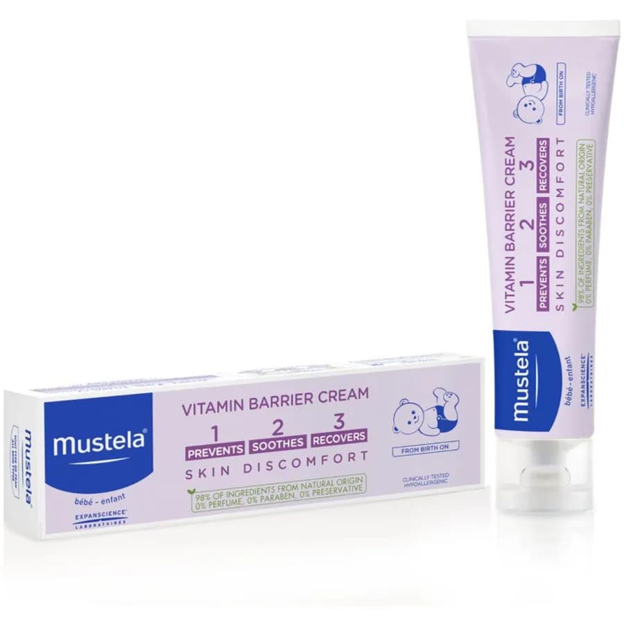 Mustela Vitamin Barrier Cream 50ml 123 Diaper Cream 50ml