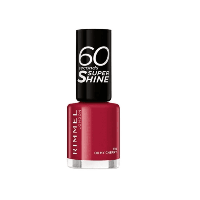 Rimmel London 60 Seconds Super Shine Nail Polish Oh My Cherry 710 8ml