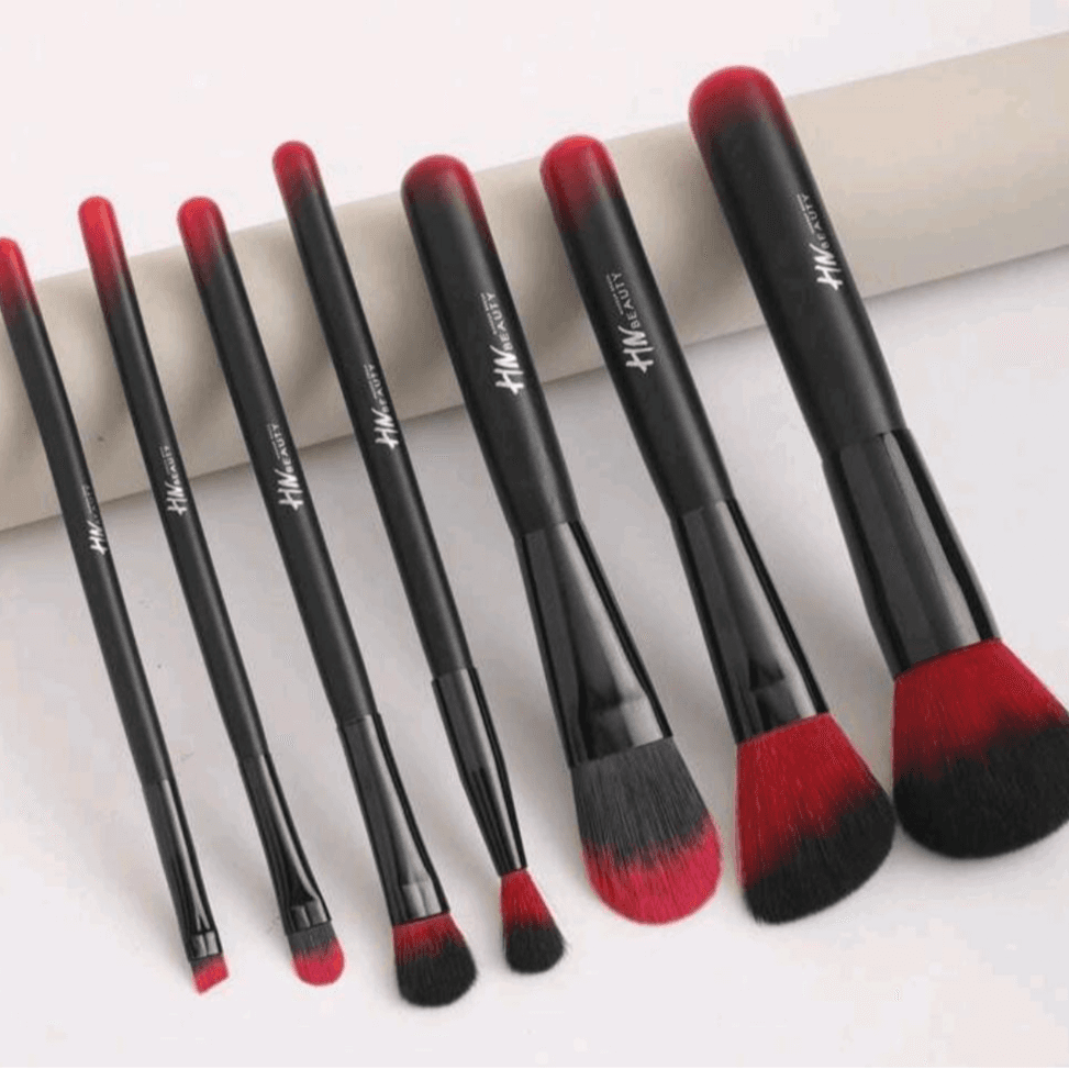 Makeup Brush Set, 7 Pieces, J-03