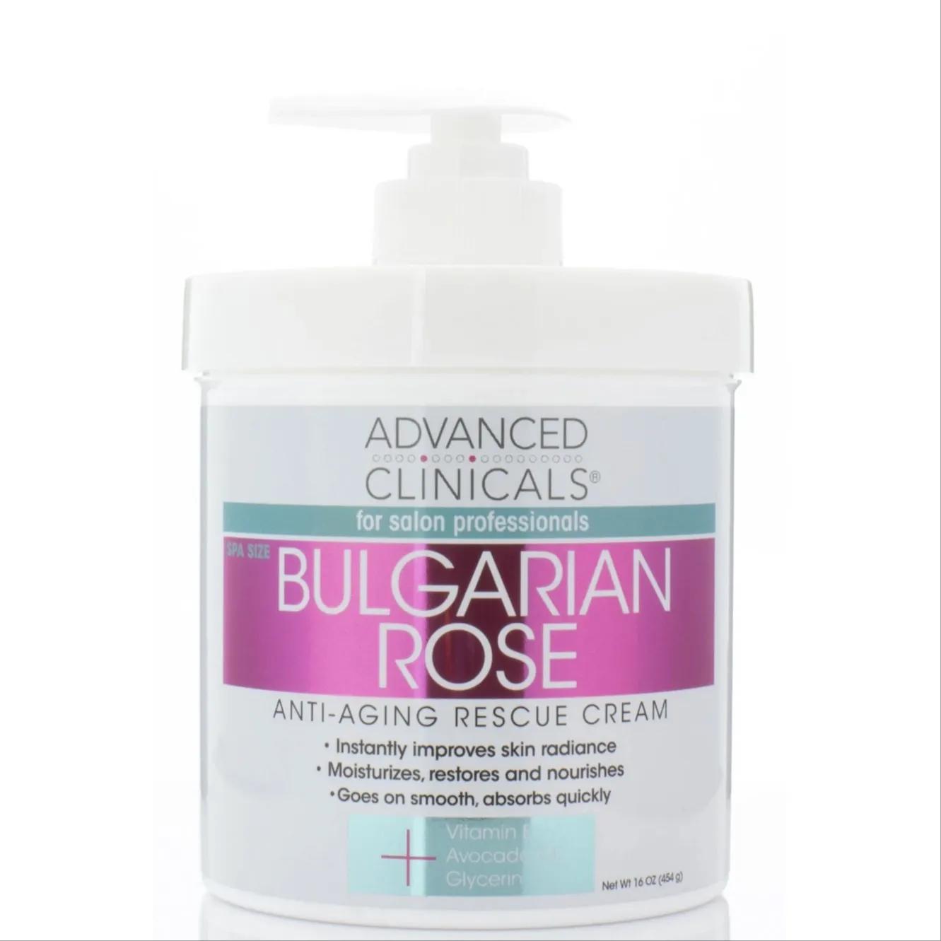 Advanced Clinicals Bulgarian Rose Anti-aging Rescue Cream