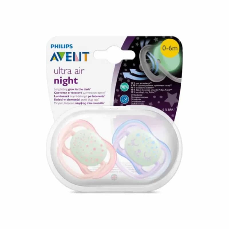 Philips Avent Ultra Air night Pacifier 0-6m .