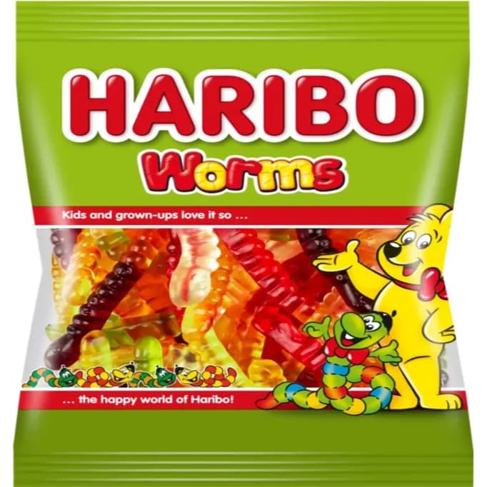 Haribo 80g:worms