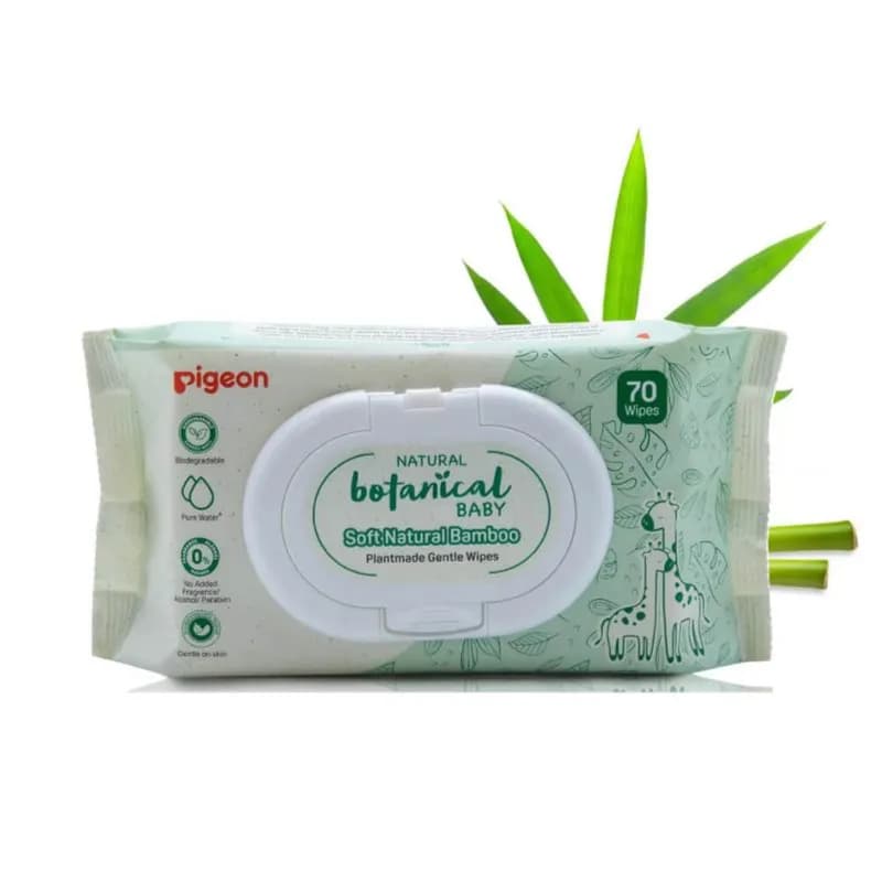 Pigeon Natural Botanical baby Gentle wipes 70 wipes