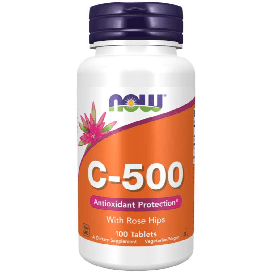 Now Vitamin C - 500 with Rose Hips 100's