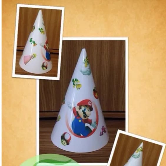 Super Mario Party Hat 6 Pieces