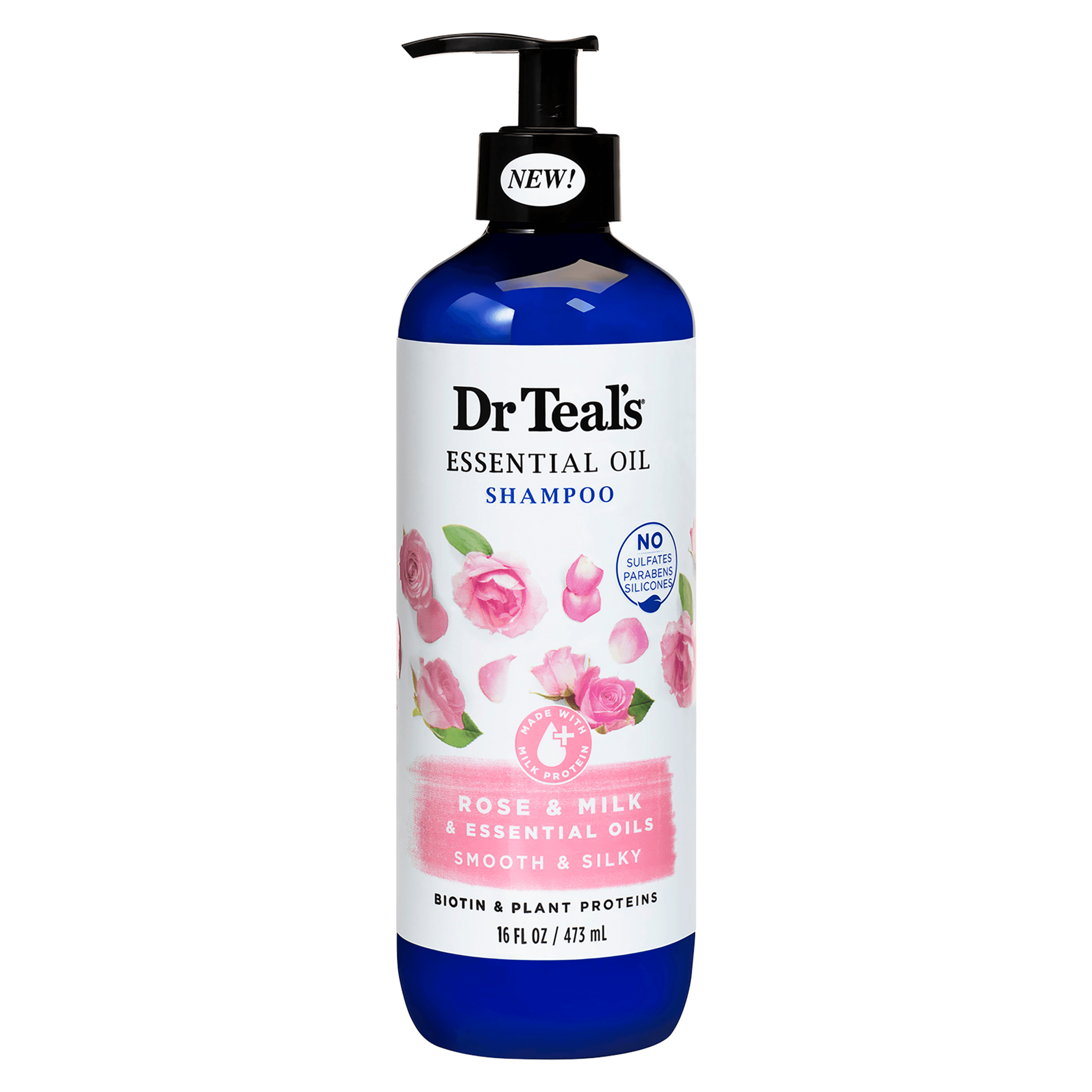 Dr Teal's Rose & Milk Shampoo 473ml