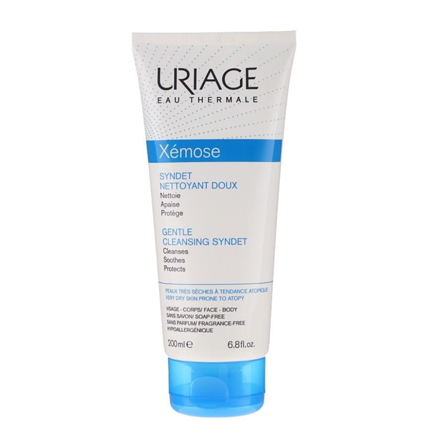 Uriage Xemose Gentle Cleansing Syndet Fragrance Free 200Ml