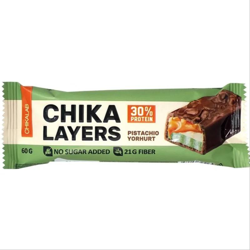 Chikalab Five Layers Protein Bar With Filling Pistachio Yogurt 60G