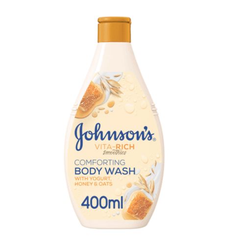 Johnsons Vita Rich Smoothies Body Wash With Yogurt, Honey & Oats 400Ml