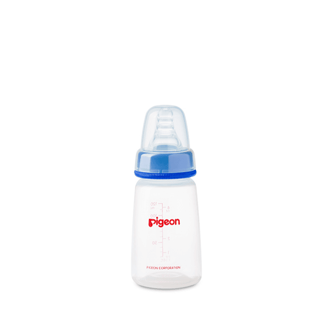 Pigeon Slim Neck Plastic Bottle Clear Cap - 120ml- Pa26011