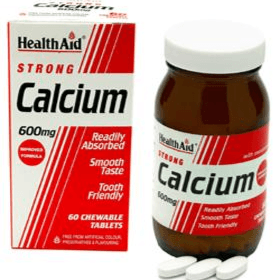 Health Aid Strong Calcium 600mg Chewable Tablets 60's