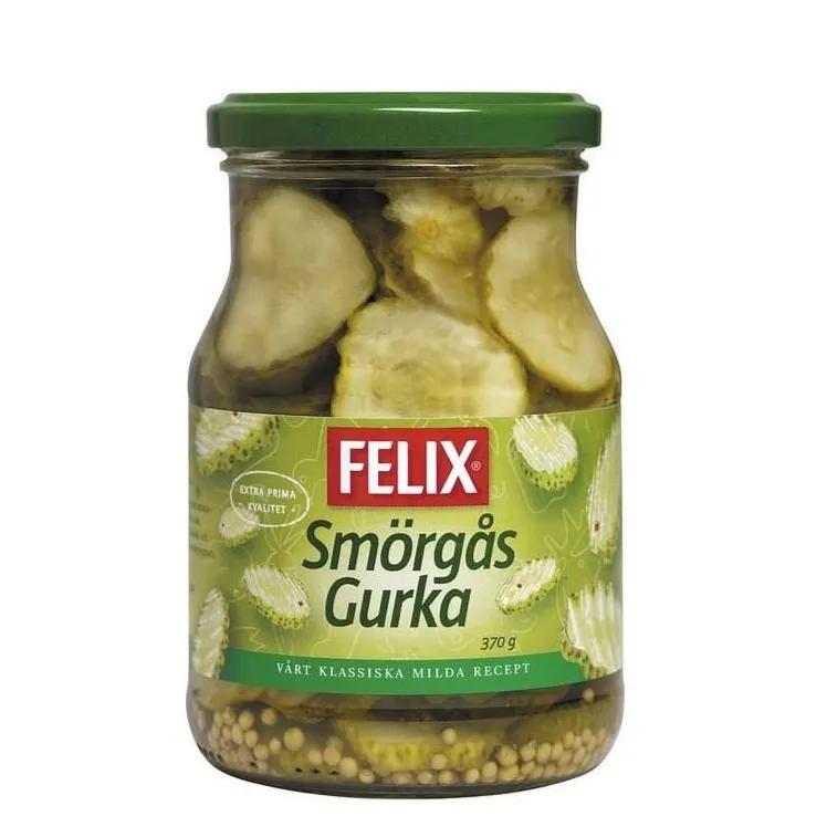 Pickled Sliced Gherkins, 370g