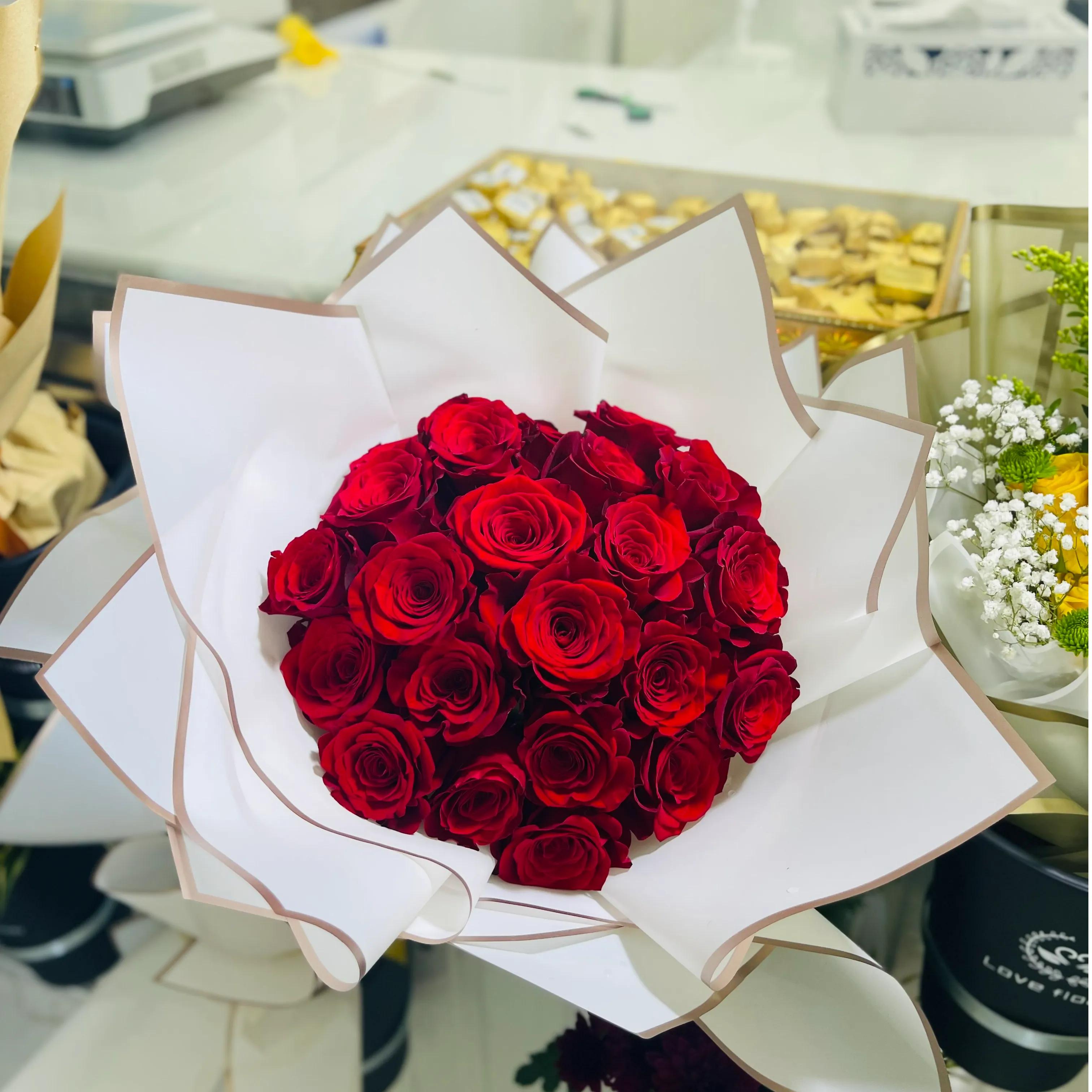 Round Bouquet Of Red