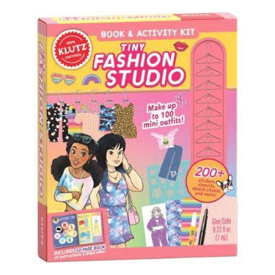 722697 Tiny Fashion Studio (Paperback, Contains 1 Paperback/softback And 1 Other Merchandise) By Editors Of Klutz