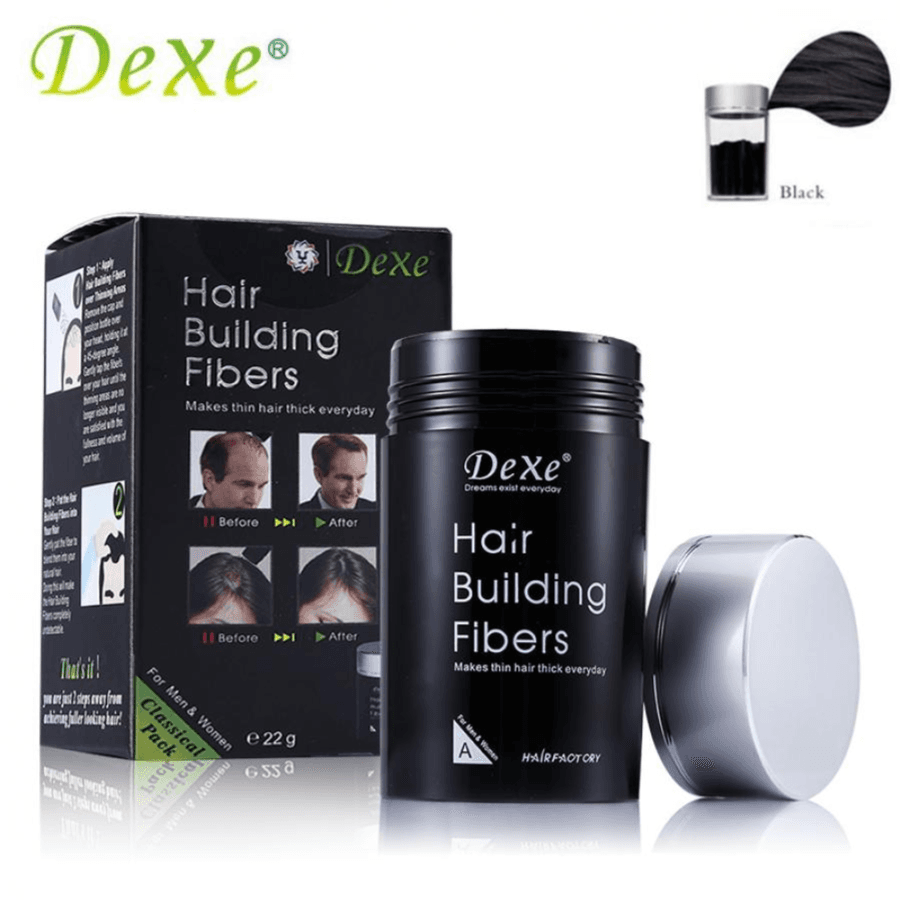 Dexe Hair Building Fibers Black No 1