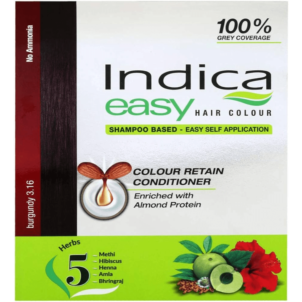 Indica Easy Hair Colour Burgundy 32.5 Ml No.4712