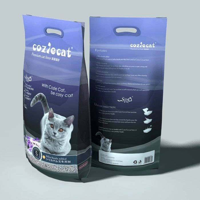 CozieCat Cat Litter Lavender Flavor Added With Silica Beads 10 ltr