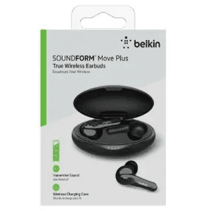 Belkin Soundform Move Plus True Wireless Earbuds Black