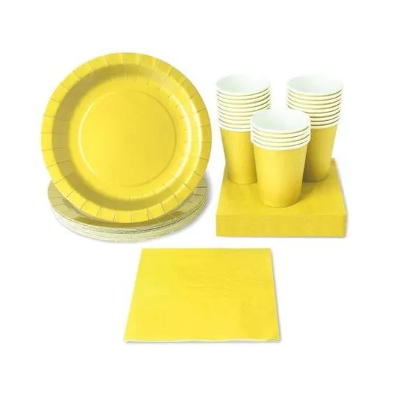 Yellow Plates Set