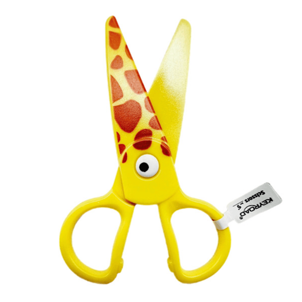 Keyroad Plastic Scissors Size 5 Inch Yellow Color - 5663