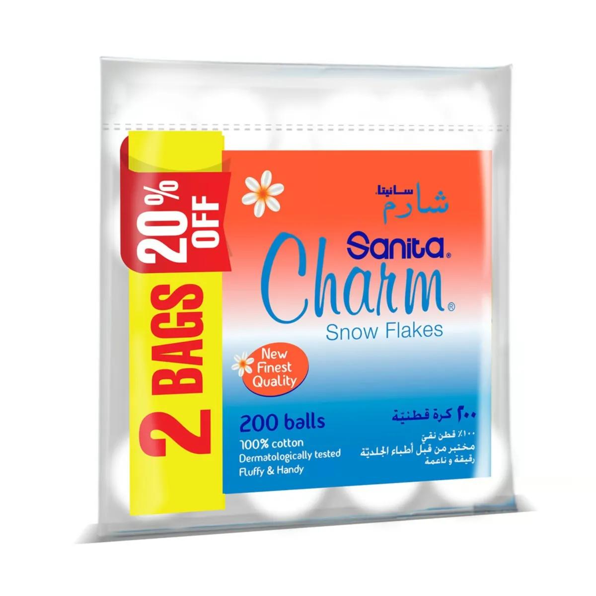 Sanita Charm Snow Flakes 200 Balls