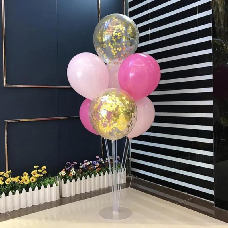 Pink Balloons On Stand