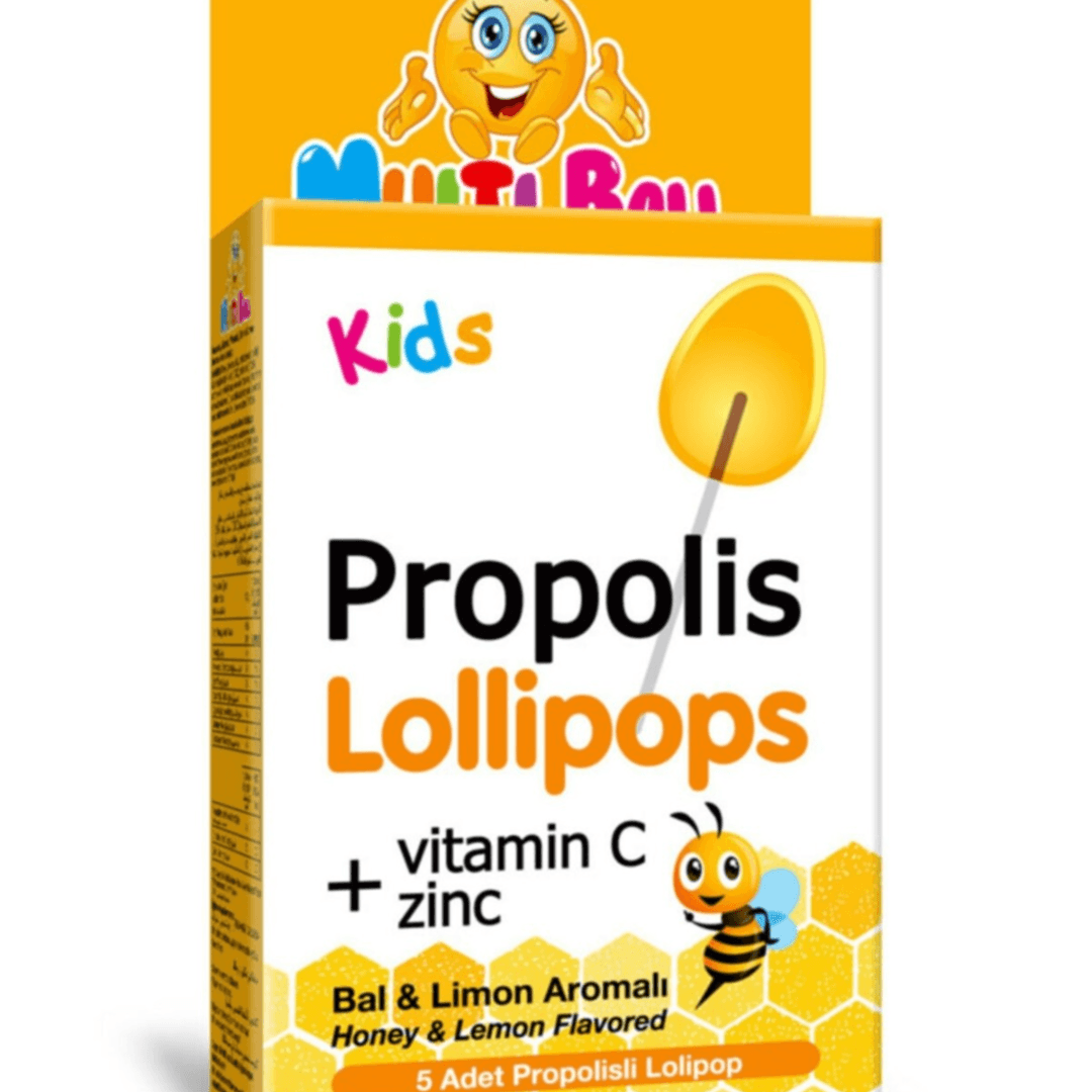 Multi Ball Kids Propolis Lollipops 7's (Vit C + Zinc)