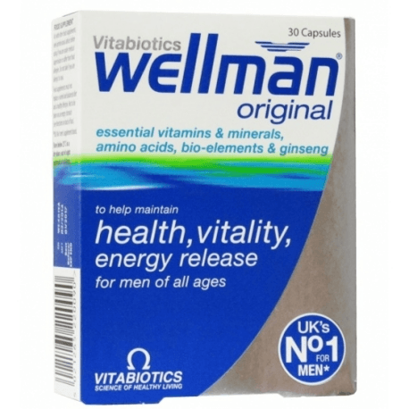 Vitabiotic Wellman Original 30 Capsules