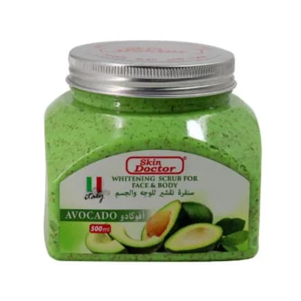 Skin Doctor Face And Body Whitening Scrub Avocado