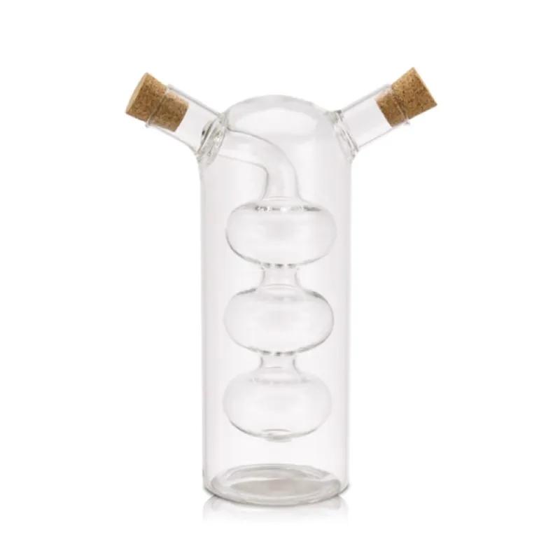 Vague Glass Oil & Vinegar Bottle 70ml/ 230 ml 5.8*11*15.8 cm-04-425