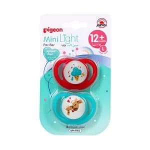 Pigeon Mini Light Girl Pacifier Large Size 12+ Months 2 Pieces Code: 78264