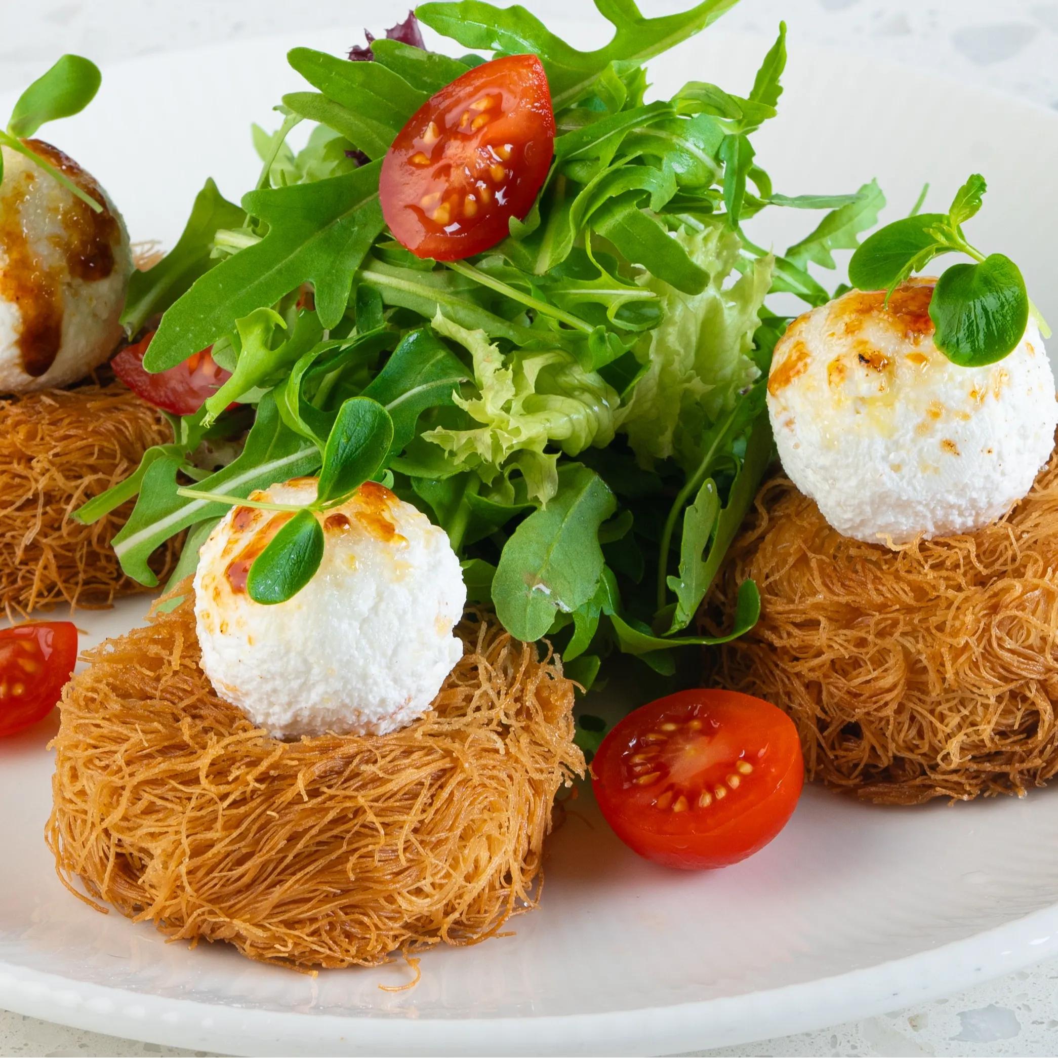 Konafa Goat Cheese Salad