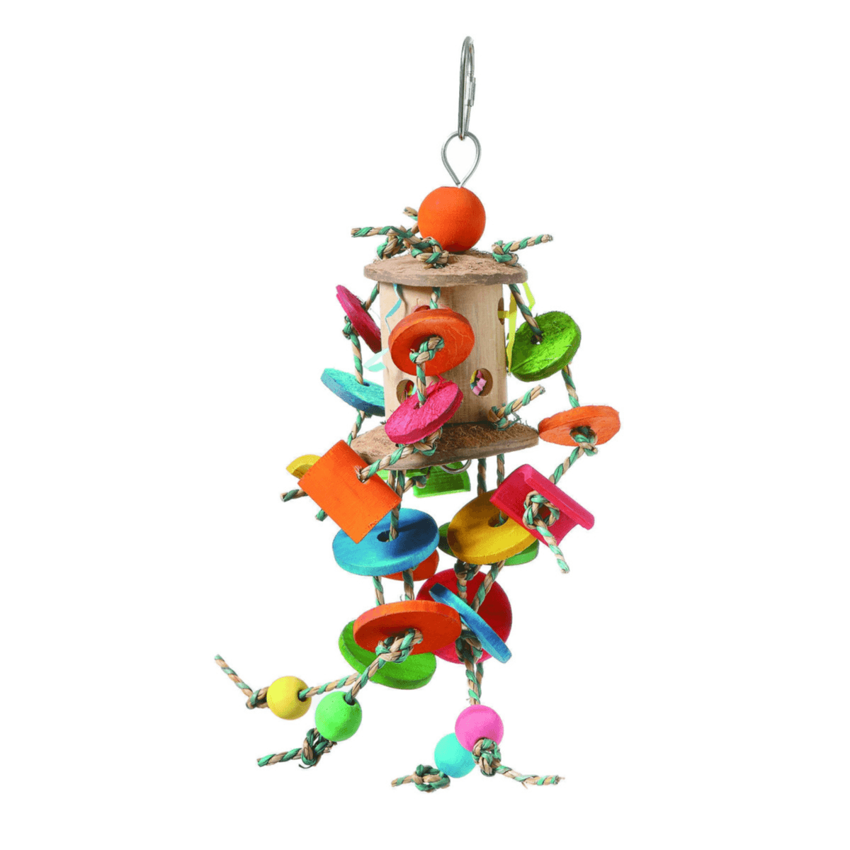 Bird Toy Coconut Merry Go Round - 24 x 11cm