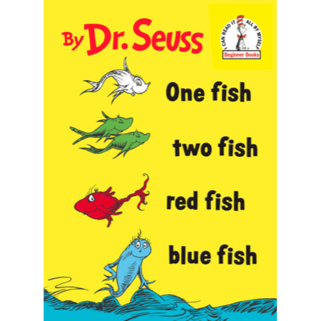 800134 One Fish Two Fish Red Fish Blue Fish (Hardback) By Seuss, Dr.