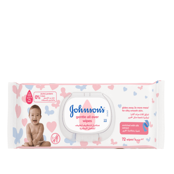 Johnson Baby Gentle Wipes 72 Pieces