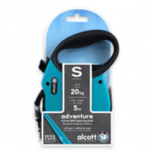 Adventure Retractable Leash 5M S Blue