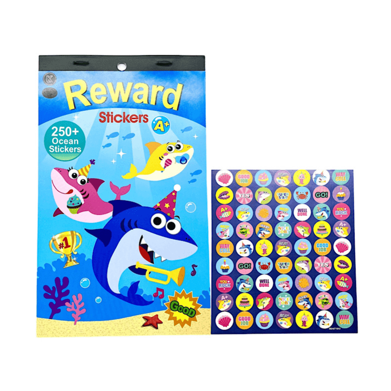 Book Of Reward Sticker 250 Ocean Stickers - 9345