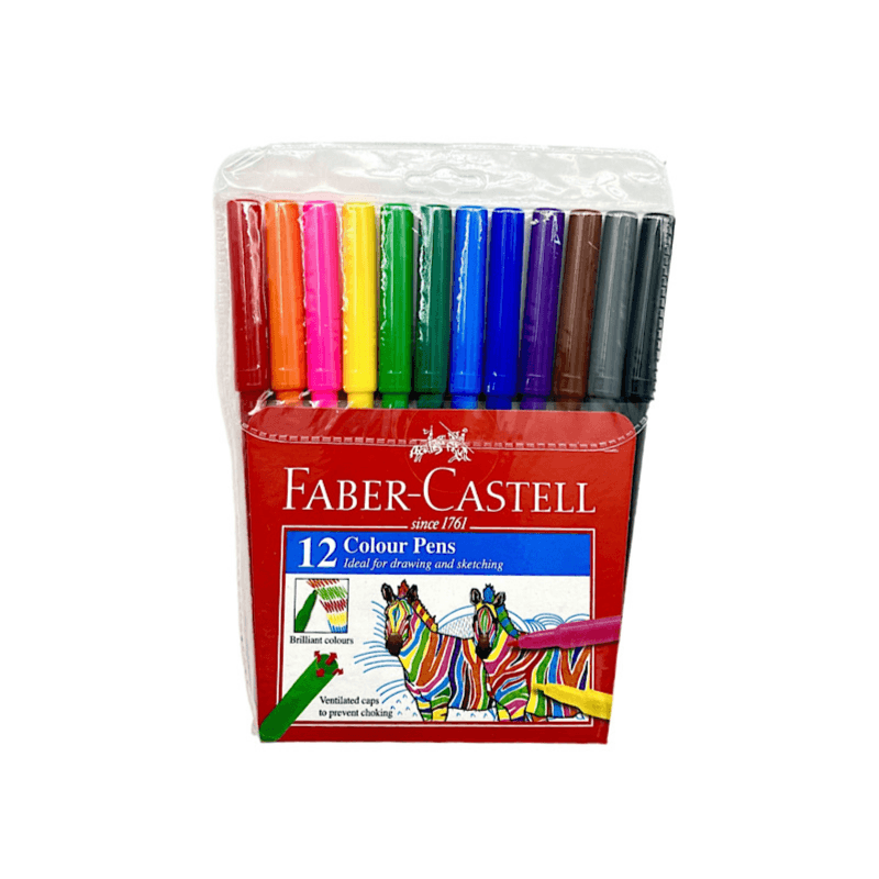 Faber Castell 12 Colour Water Pens - 101