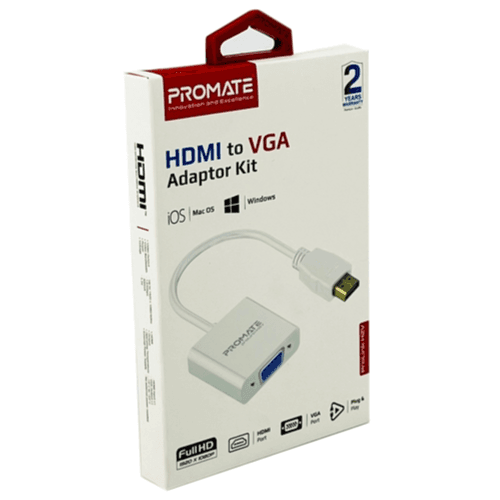 Promate HDMI TO VGA Adaptor Kit