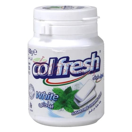 Col-Fresh White Chewing Gum 50g