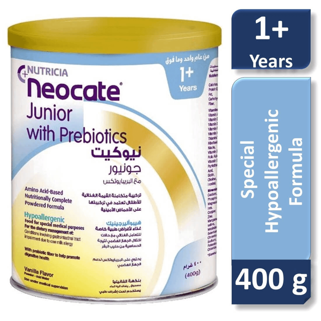 Neocate Junior Vanilla Milk Powder Plus One Year 400G